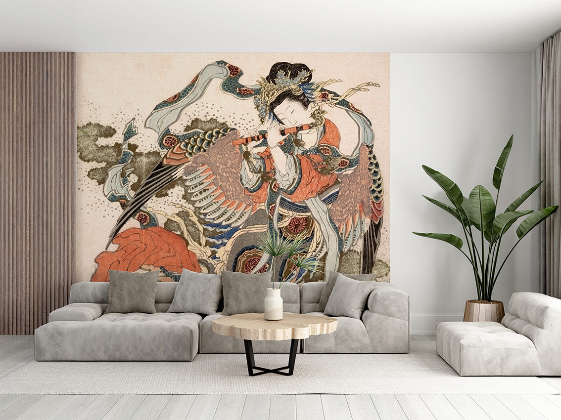 Asian Angel Mural