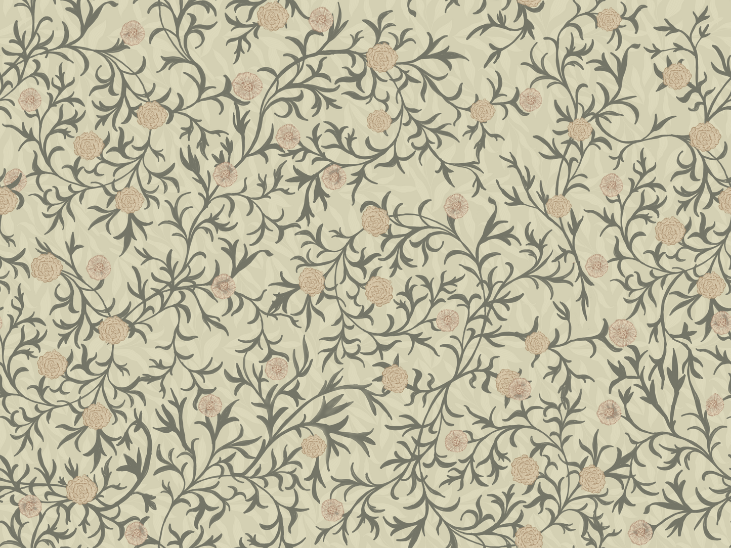Heritage Stems Custom Wallpaper