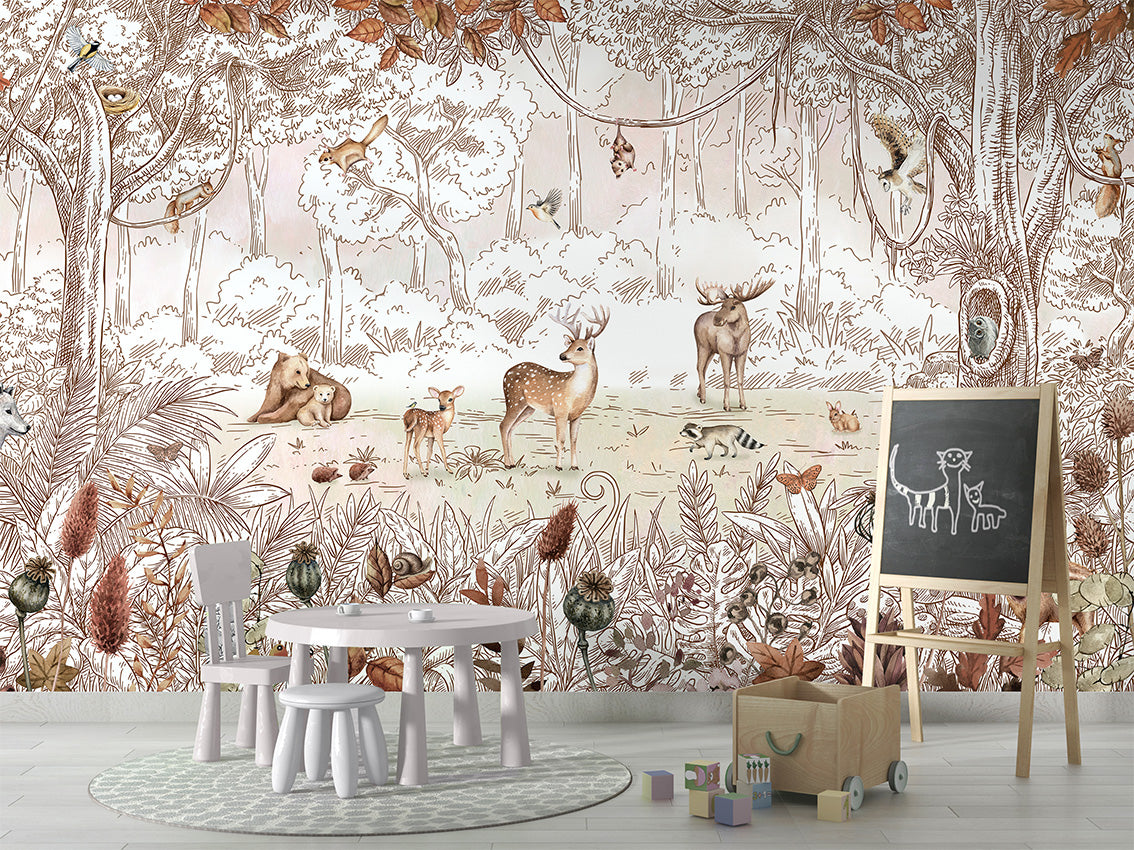 Forest Friends Mural