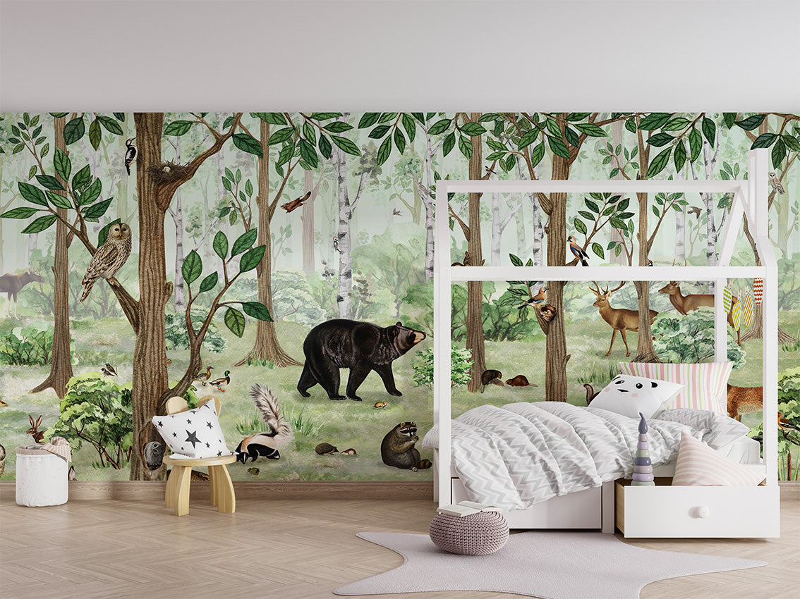 Forest Lookbook Mural