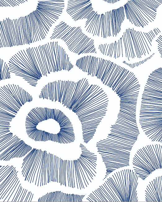 Flirty Floral Custom Wallpaper
