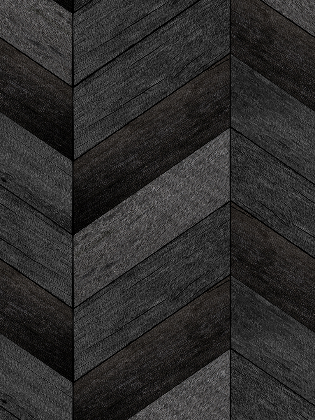  Large Black wood tile herringbone easy to install and remove peel and stick custom wallpaper available in different lengths/sizes locally created and printed in Canada. Removable, washable, durable, commercial grade, customizable and water proof.