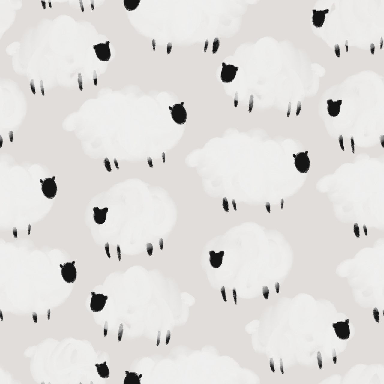 Counting sheep cute lambs on pastel pink background easy to install and remove peel and stick custom wallpaper available in different lengths/sizes locally created and printed in Canada. Removable, washable, durable, commercial grade, customizable and water proof.