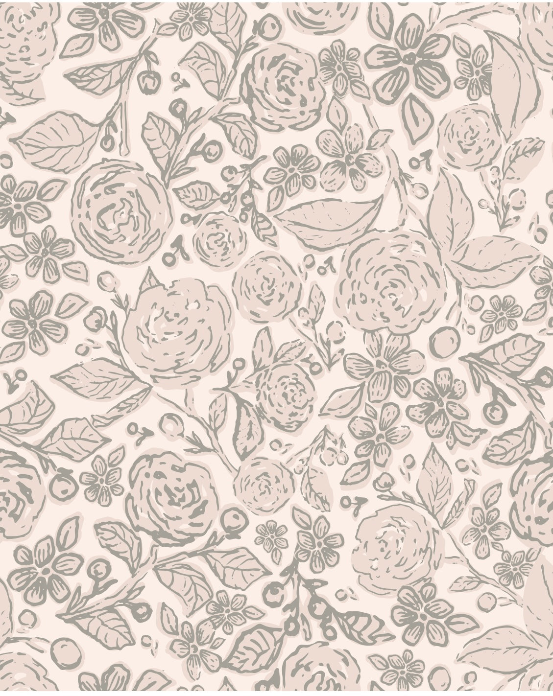 Garden Floral Wallpaper