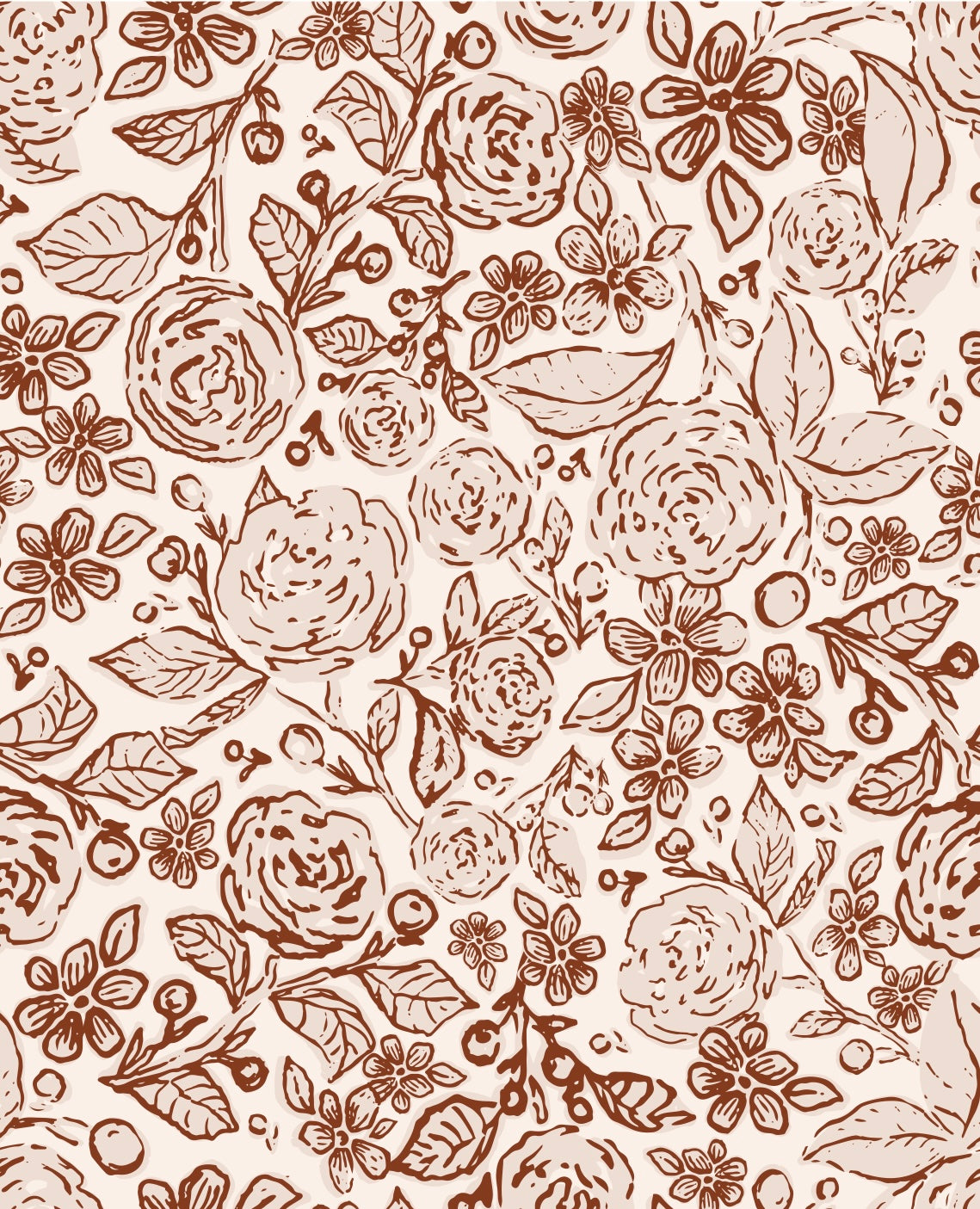Garden Floral Wallpaper