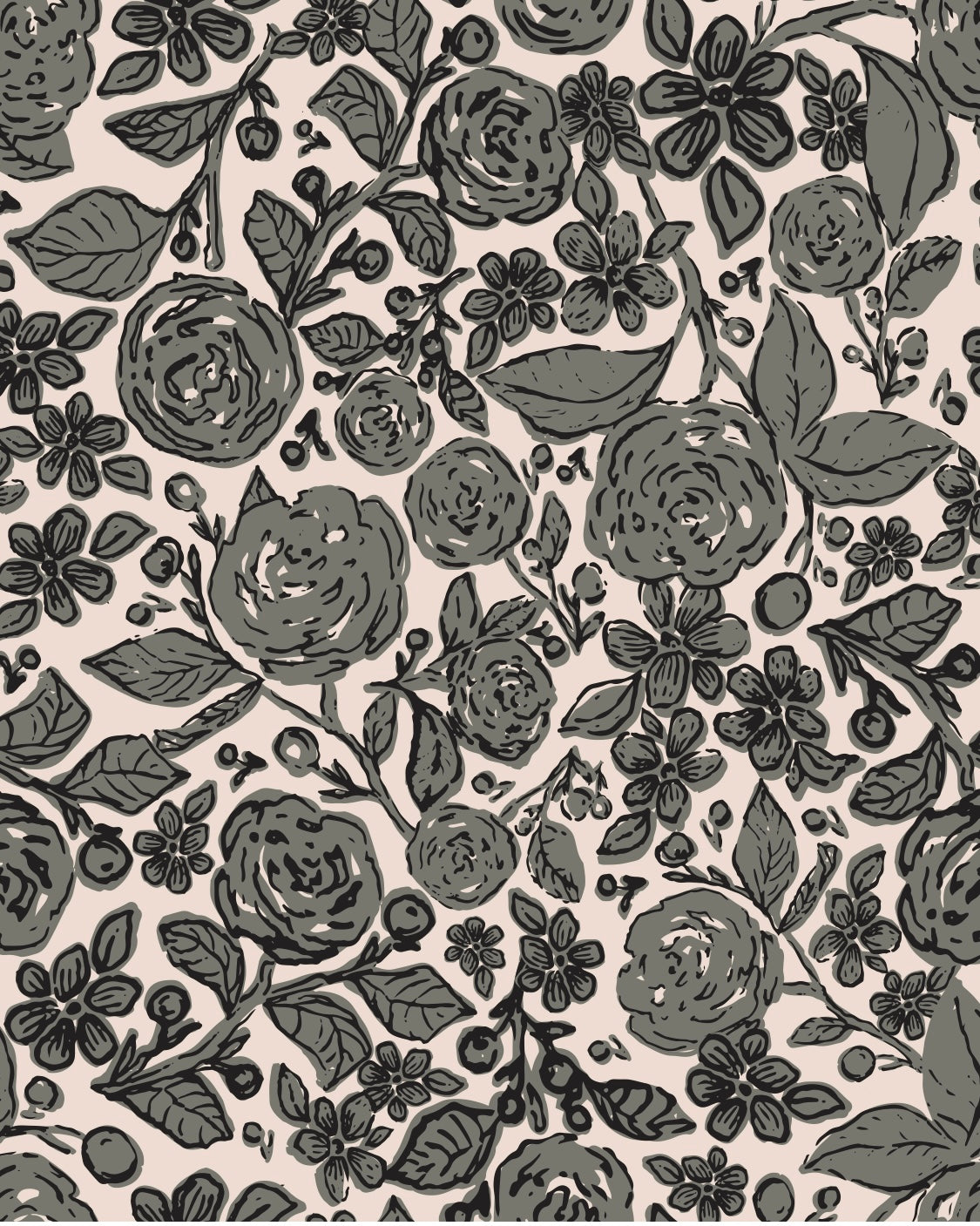 Garden Floral Wallpaper