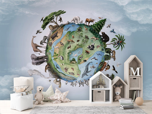Animals of Earth Mural