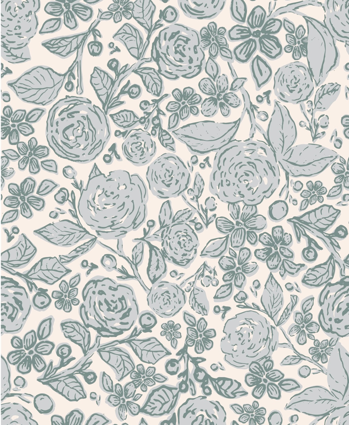 Garden Floral Wallpaper