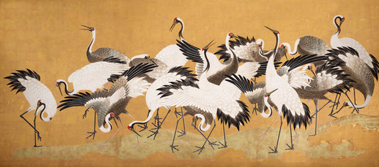 Crane Birds Mural