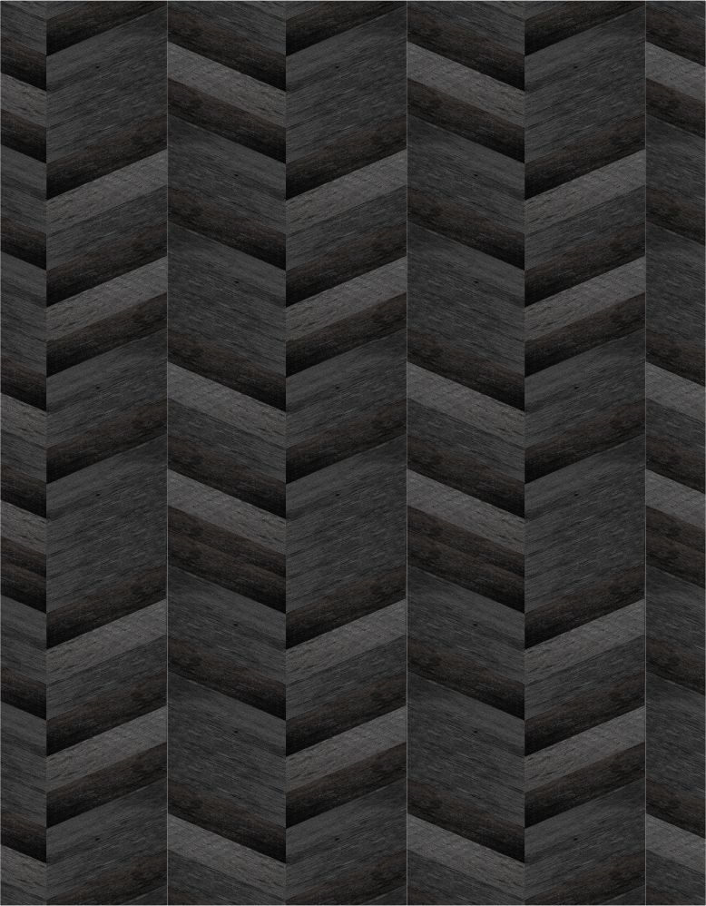 Small black wood tile herringbone easy to install and remove peel and stick custom wallpaper available in different lengths/sizes locally created and printed in Canada. Removable, washable, durable, commercial grade, customizable and water proof