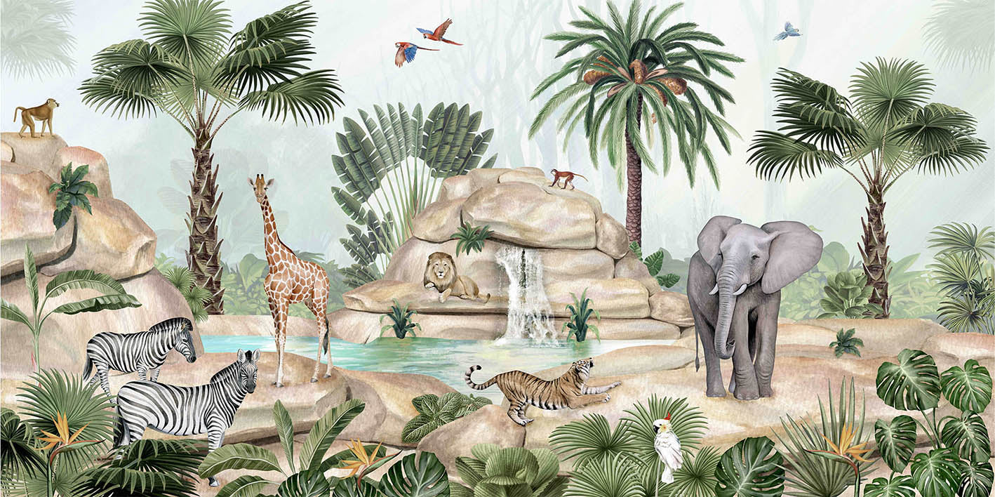 Jolly Jungle Mural