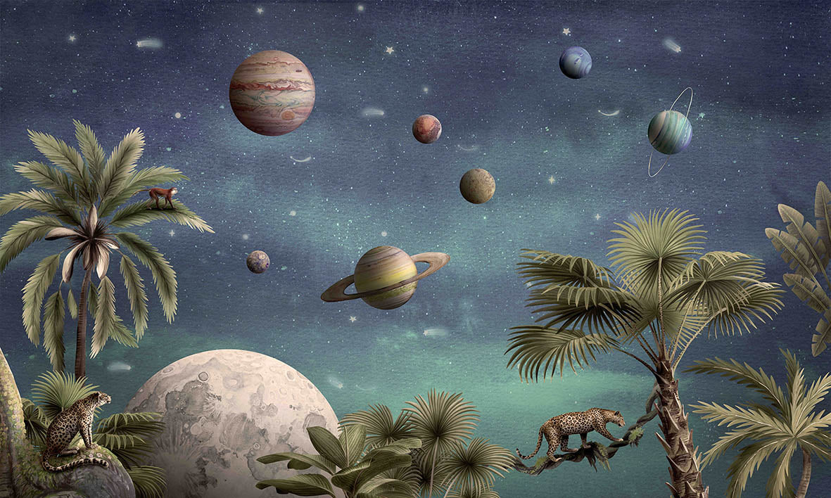 Pretty Planets Mural