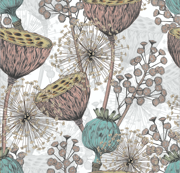 Dandelion Bouquet Custom Wallpaper