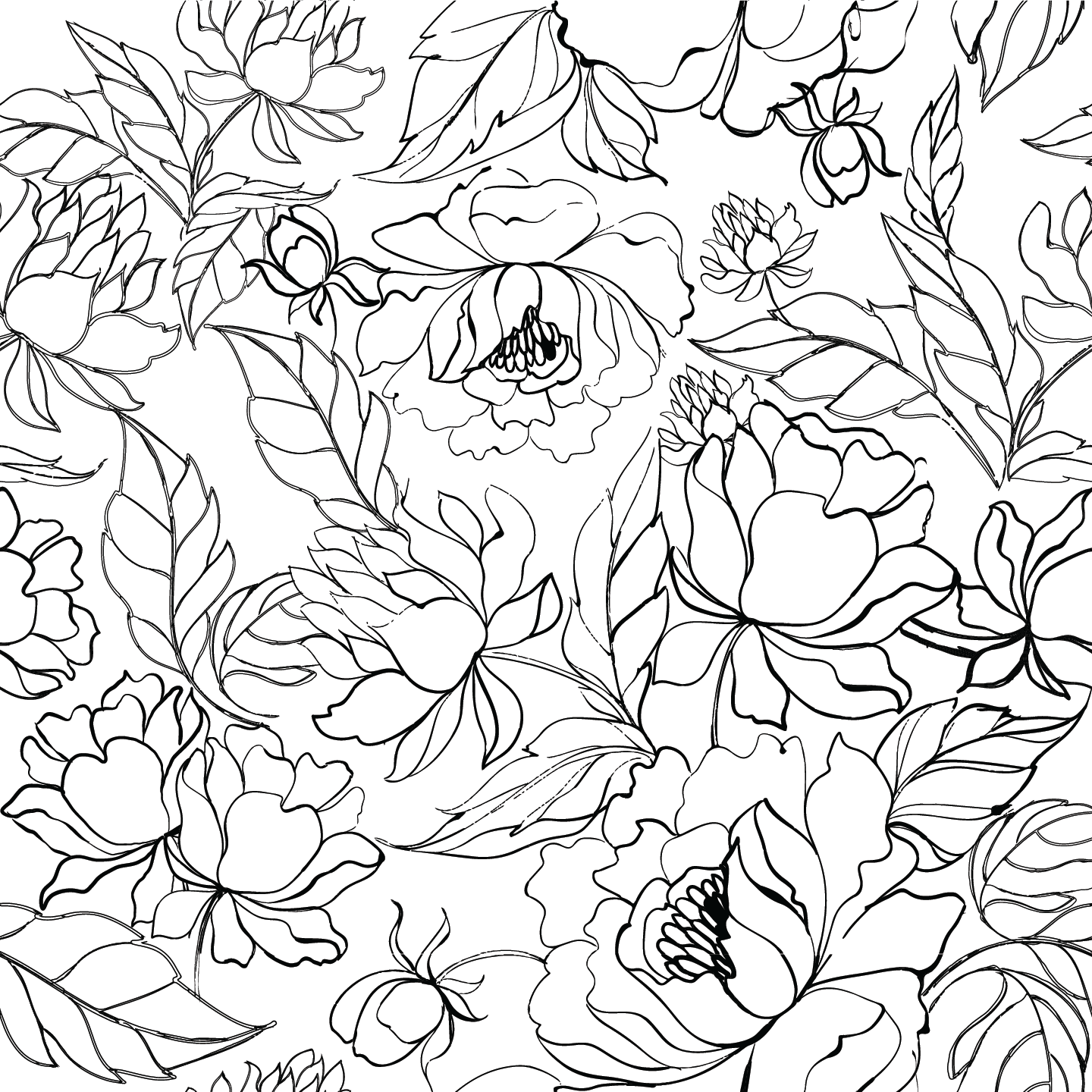 Floral Lace Custom Wallpaper