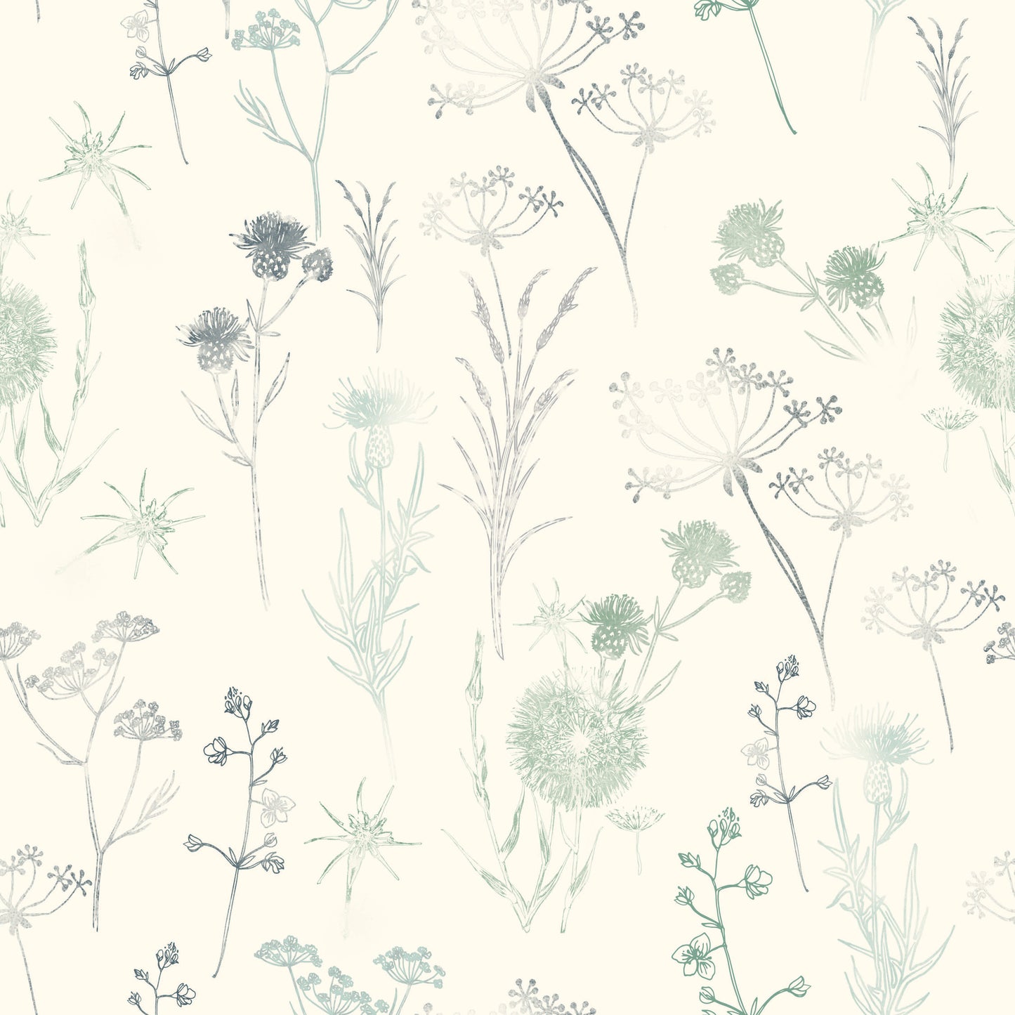 Cream grasses green foliage, leaves, plants on beige/cream background easy to install and remove peel and stick custom wallpaper available in different lengths/sizes locally created and printed in Canada. Removable, washable, durable, commercial grade, customizable and water proof.