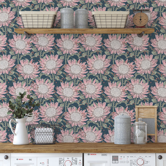 Full Bloom Floral Wallpaper • Whimsical Walls